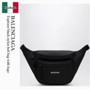 Balenciaga Bag Handbag Explorer Black Belt Shoulder